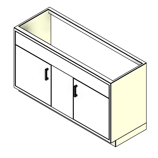 Sink Steel Lab Base Cabinet