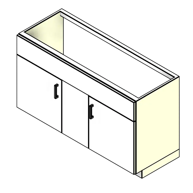 Sink Steel Lab Base Cabinet