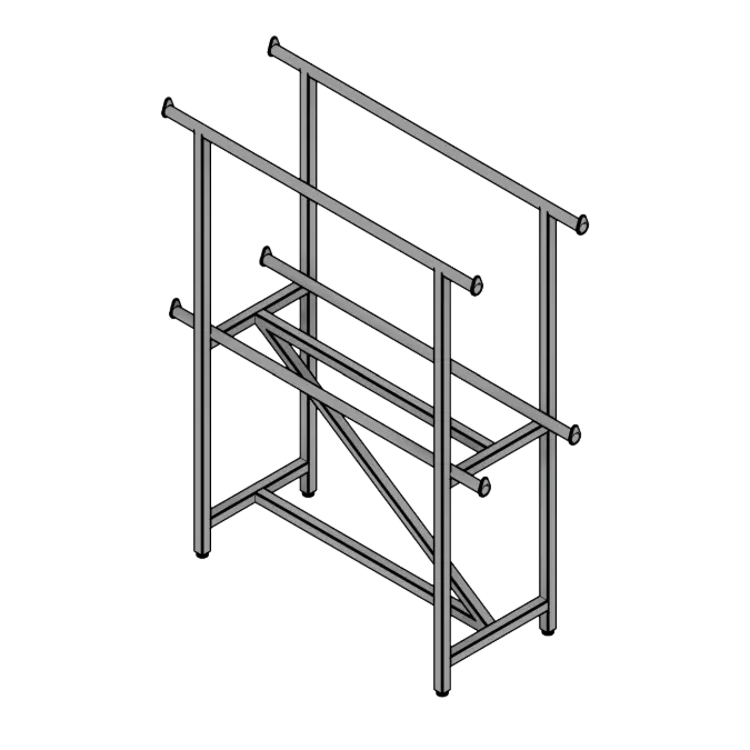 BIM objects - Free download! Property Hanging Bag Freestanding Garment ...