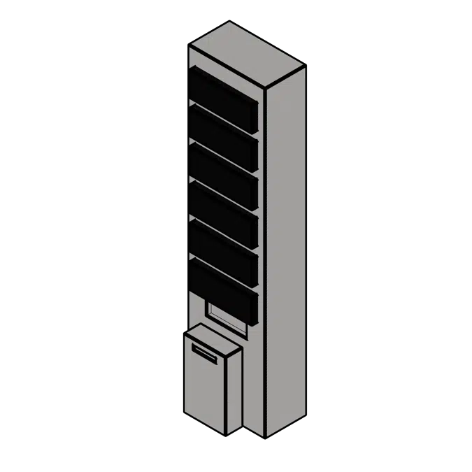 Vertical RFID or Keypad Battery Powered Lock