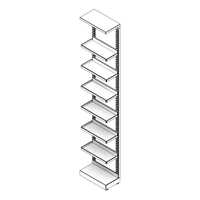 Image pour Gondola Open Bay Retail Shelving