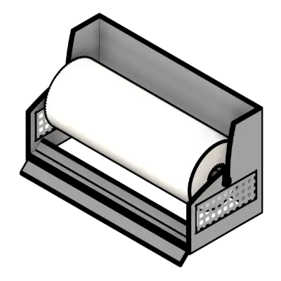 Image for Paper Roll Wall Mounted Dispenser