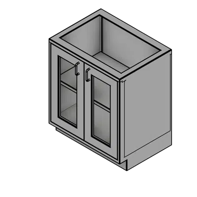 Image for 2 Door Stainless Steel Base Cabinet