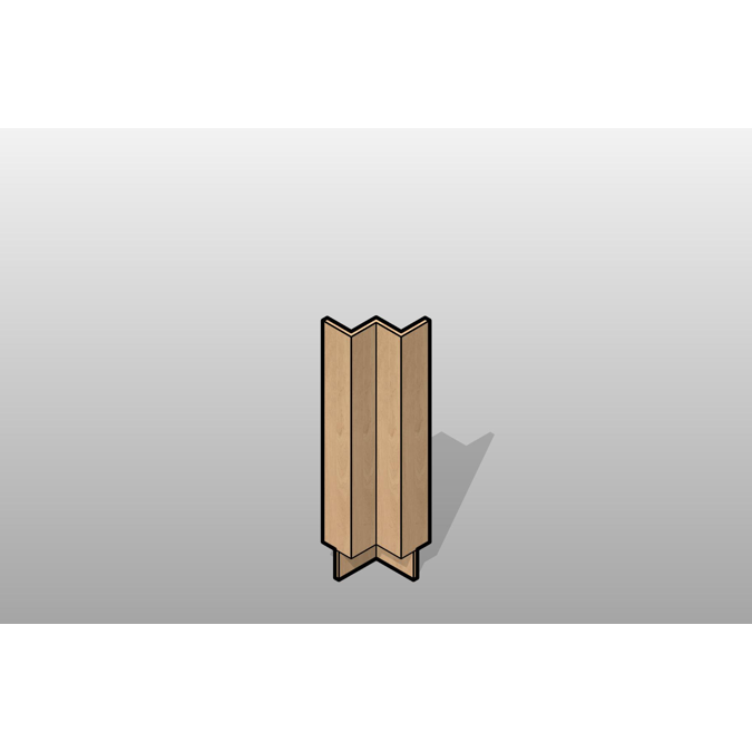 BIM objects Free download! Corner Base Laminate Filler Panel BIMobject