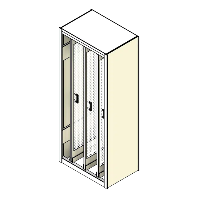 BIM objects - Free download! Slide Out Panels Industrial Furniture ...