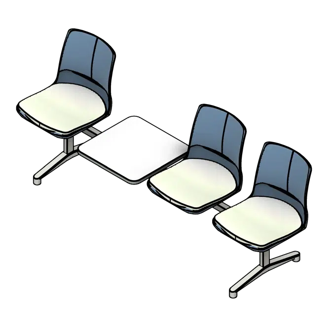 Tandem Shell Polypropylene Seating