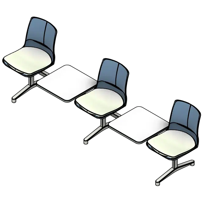 Tandem Shell Polypropylene Seating
