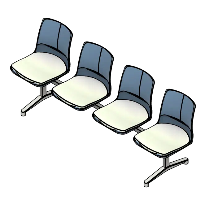 Tandem Shell Polypropylene Seating