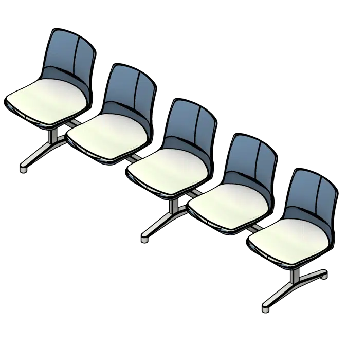 Tandem Shell Polypropylene Seating