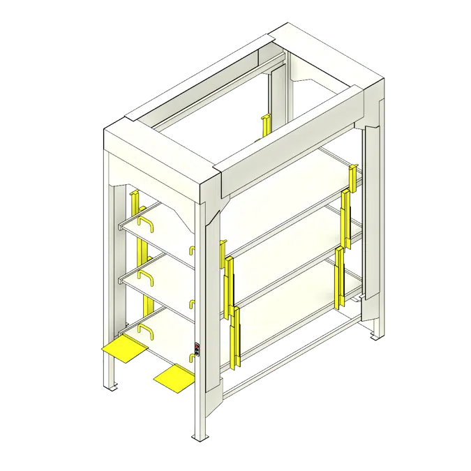 Side Load Hospital Bed Stacker