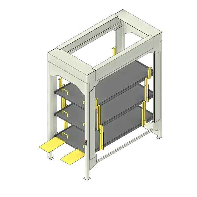 Side Load Hospital Bed Stacker