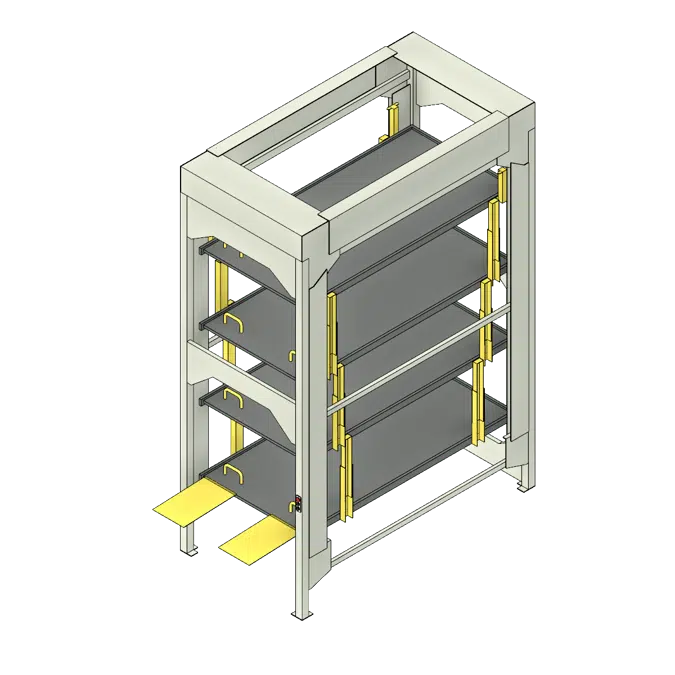 Side Load Hospital Bed Stacker