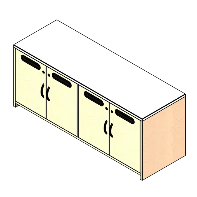 Credenza - Mail Slots Executive Laminate Casework
