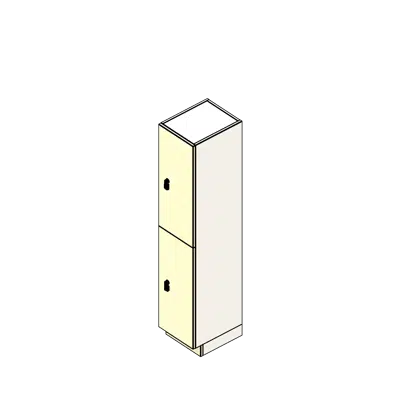 Image for Single or Double Door Laminate Locker