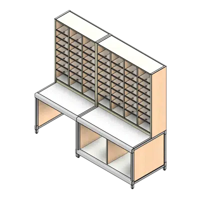 afbeelding voor 07' Wide - Option 01 Mail Room