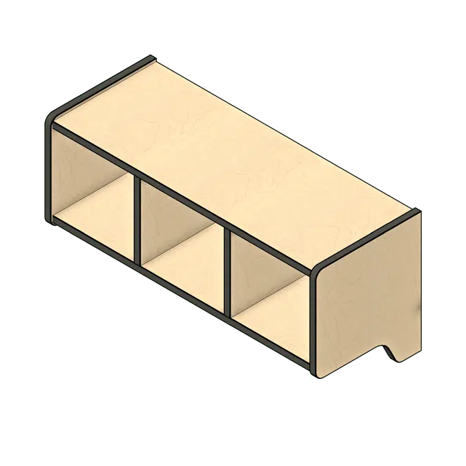 Open Wall Mounted Cubbies