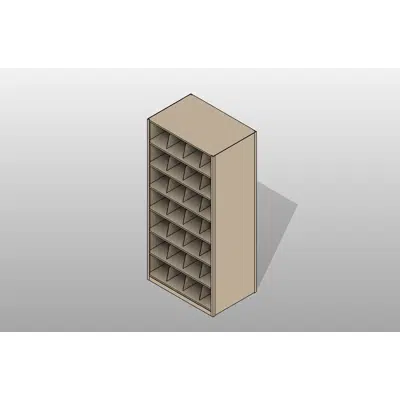 Image for Letter-7 Tier-Double Sided 4 Post Shelving