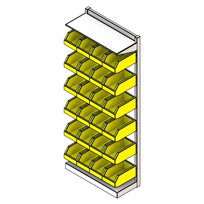 Bins Cantilever Shelving