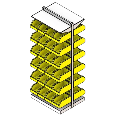 imagem para Bins Cantilever Shelving