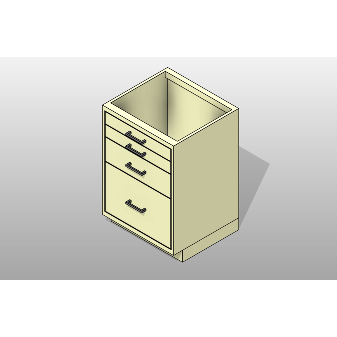 BIM objects Free download! File Drawers Steel Lab Base BIMobject