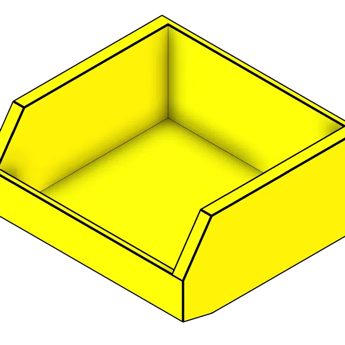 Basic Bin Plastic Storage Bin