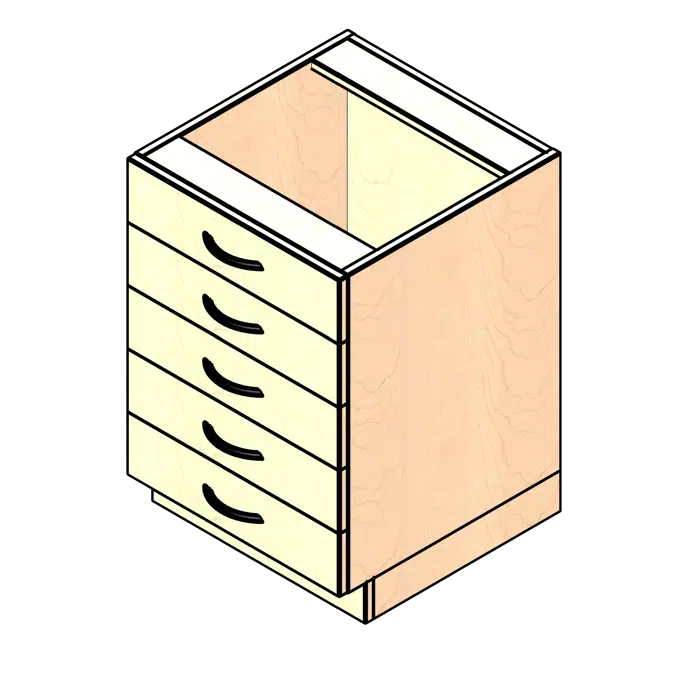 Multi-Drawer Laminate Base Cabinet