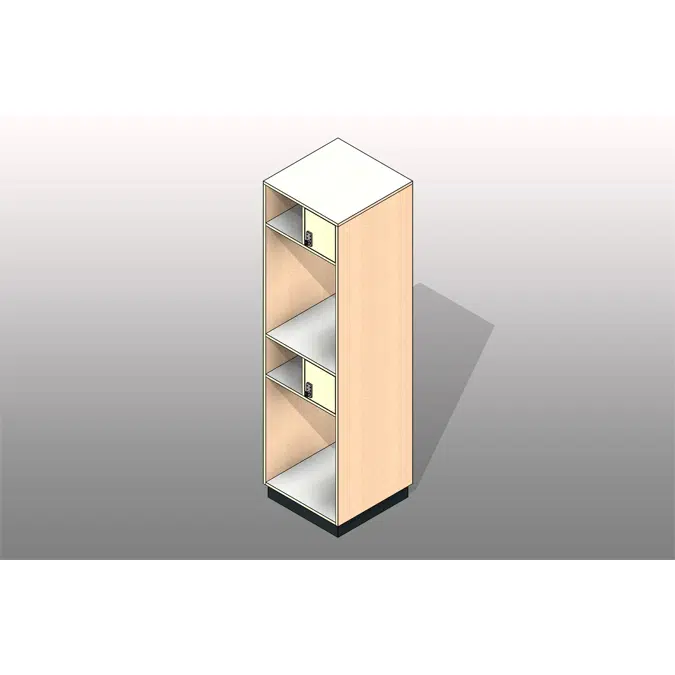 Tiered Laminate Locker