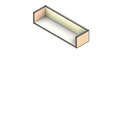 afbeelding voor Open Wall Mounted Shelf Laminate Wall Mounted Shelf