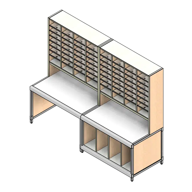 08' Wide - Option 01 Mail Room