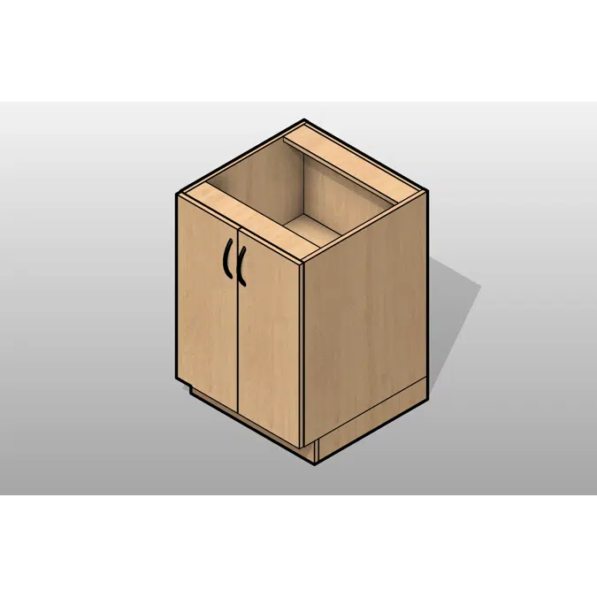 2 Door Laminate Base Cabinet