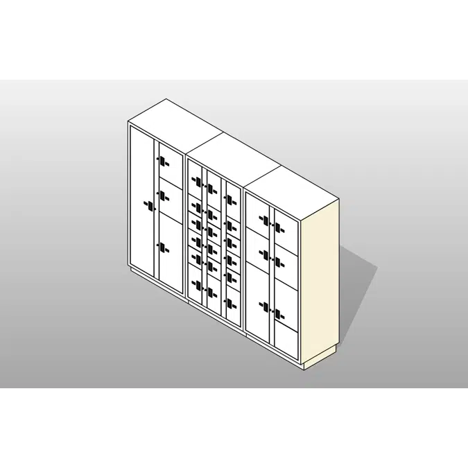 Objetos BIM - ¡Descarga gratis! 3 Columns-28 Total Openings Steel ...