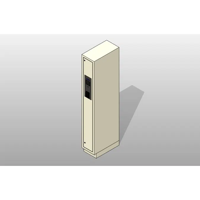 Digital Controller Painted Steel Evidence Locker