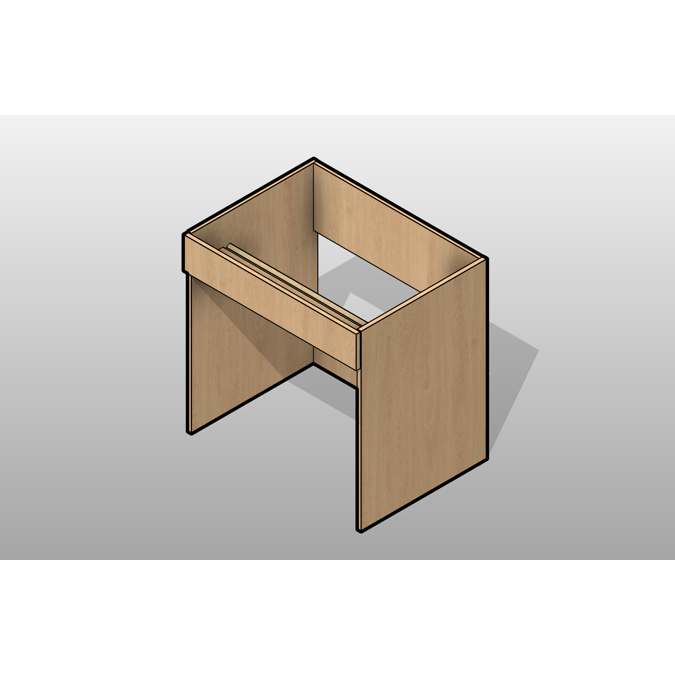 BIM objects Free download! ADA Sink Laminate Base BIMobject