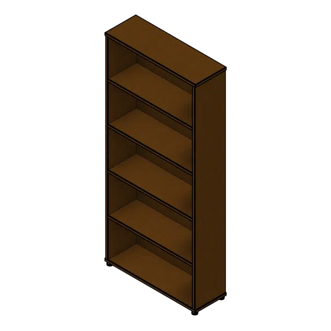 Laminate Stack Shelving Library Furniture