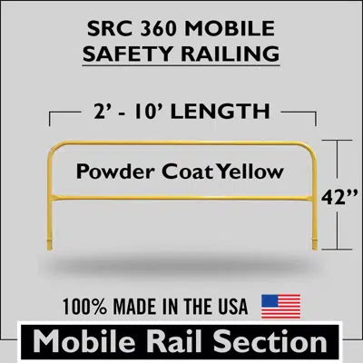 afbeelding voor Mobile Rail Railing Section