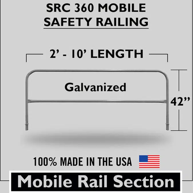 Mobile Rail Railing Section