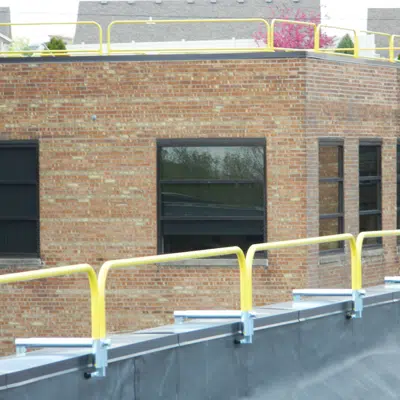 afbeelding voor Parapet Wall Mobile Railing system