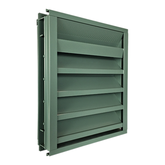 BIM objects - Free download! Extruded Drainable Louvers, 4