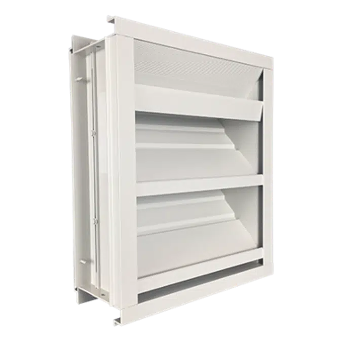 BIM objects - Free download! Extruded Drainable Louvers, 4