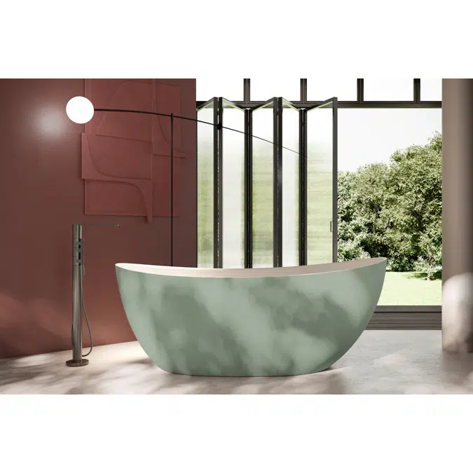 Seven free-standing bathtub in M-Solid and M-Lux