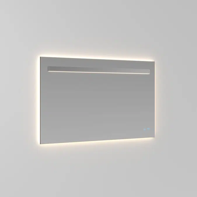 Side-Up rectangular mirror with LED backlighting h.90 - SRC