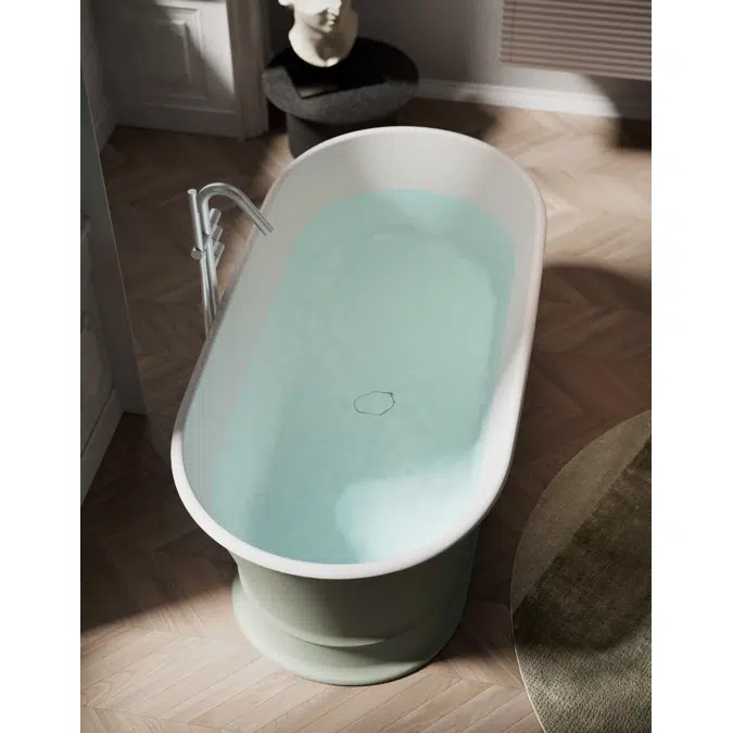 Dekò free-standing bathtub in M-Solid or M-Lux