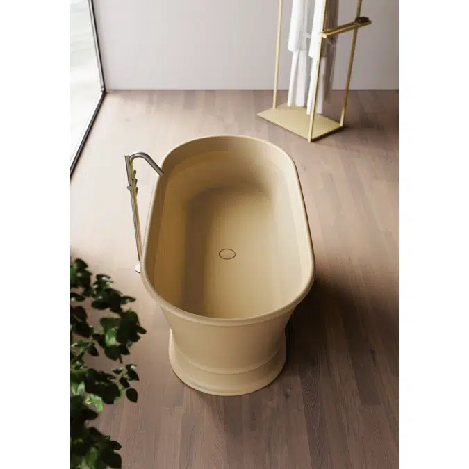 Dekò free-standing bathtub in M-Solid or M-Lux