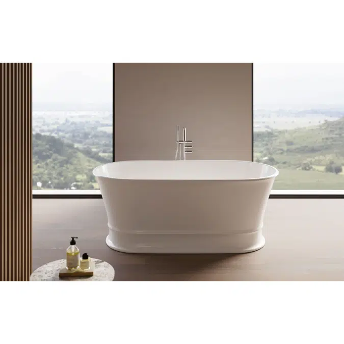 Dekò free-standing bathtub in M-Solid or M-Lux