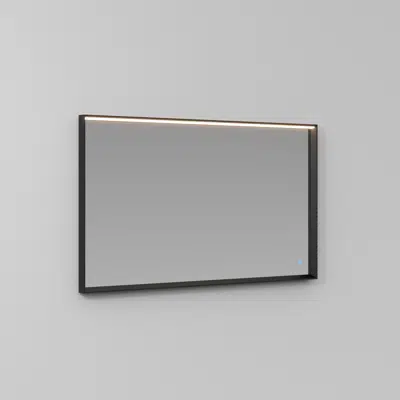 Image for Tecnica aluminium framed rectangular mirror with integrated lighting h.70 - STT7