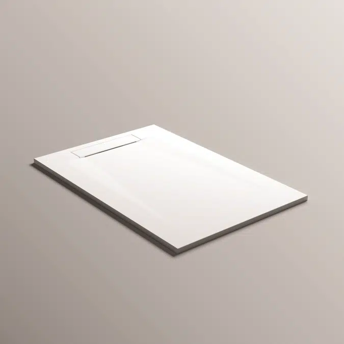 Sandy shower tray raised installation