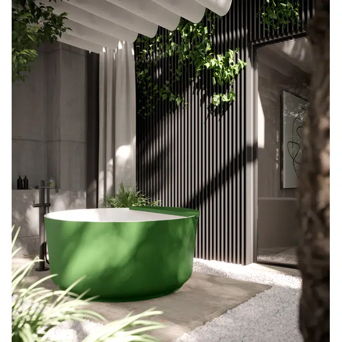 Soul free-standing bathtub in M-Solid