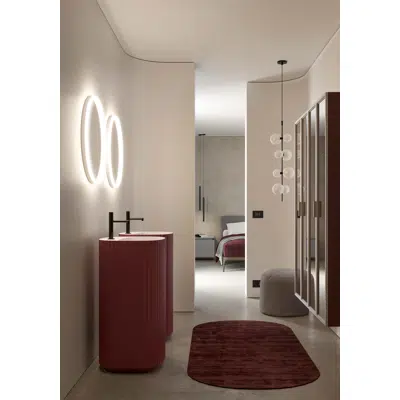 Image for Giove02 Color Cristalplant free-standing washbasin - CIG02L