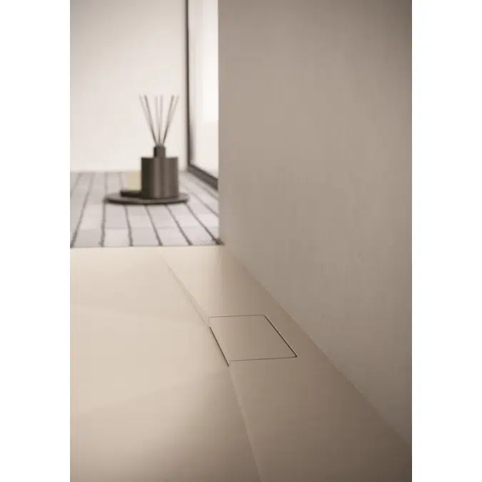 Dual shower tray flush installation