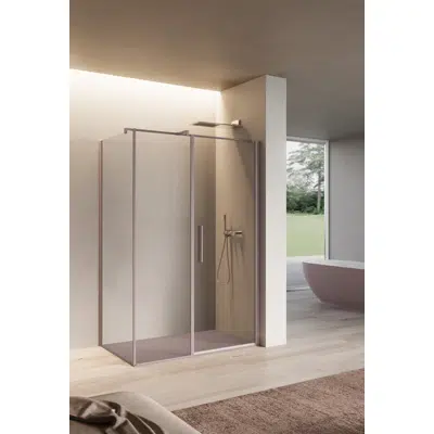 billede til Luce shower enclosure corner LCPL + LC2F